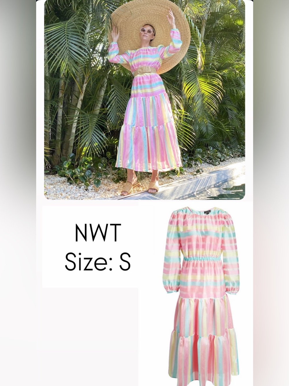 NWT Halogen x Atlantic Pacific Dress : Size:S